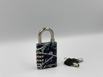 Hot Safety Lock Square Heavy Duty 4 Digit Code Password Combination Padlock For Sale