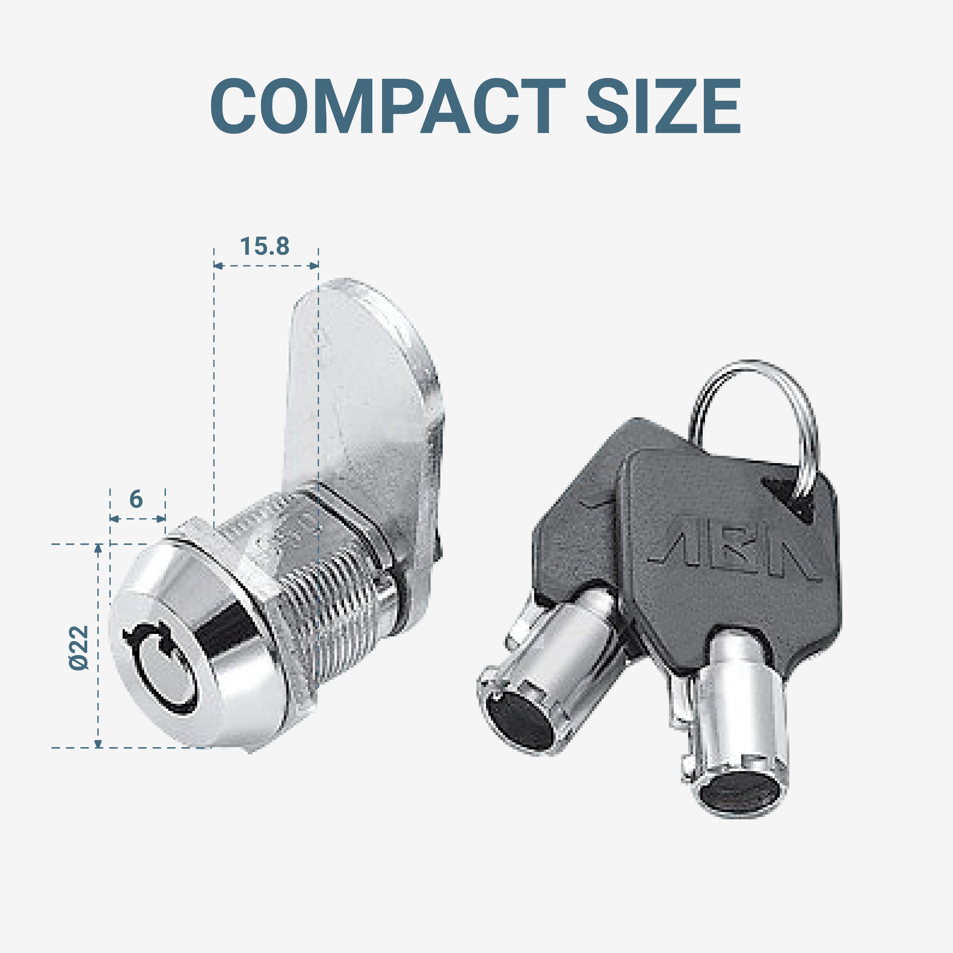 Cam Cylinder Locks Door Cabinet Mailbox Drawer Cupboard Locker