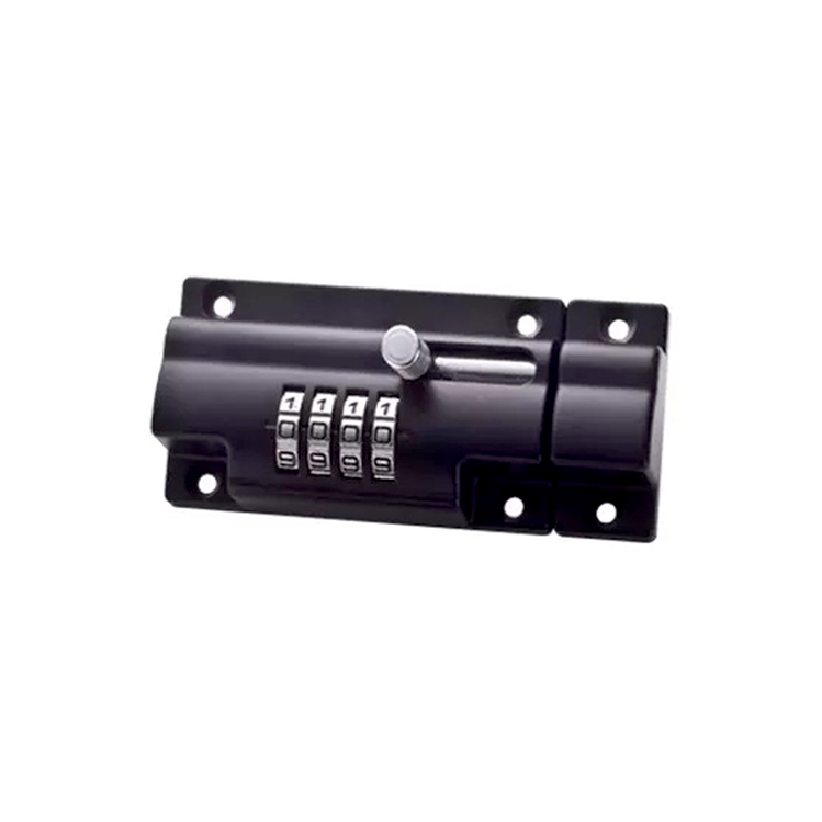 4-Dial Combination Sliding Bolt Latch outdoor Combination Bolt gate Lock