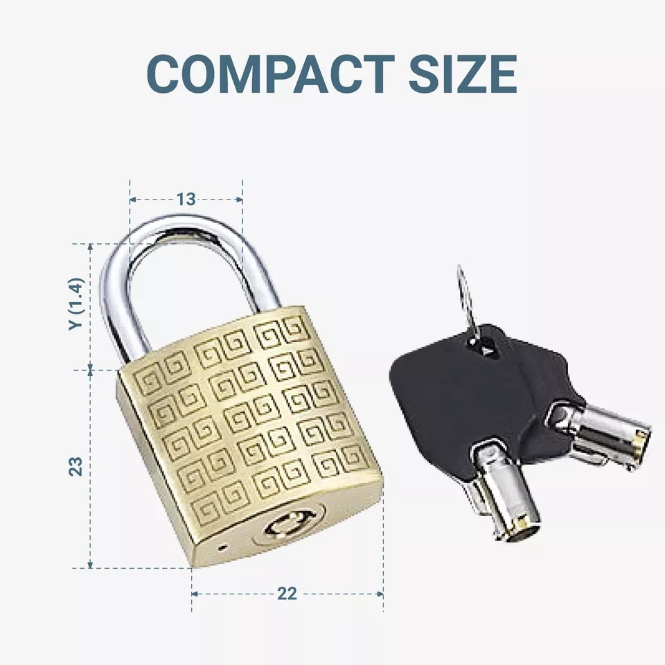 Custom hardened brass padlock use simple quality safety solid brass padlock with key