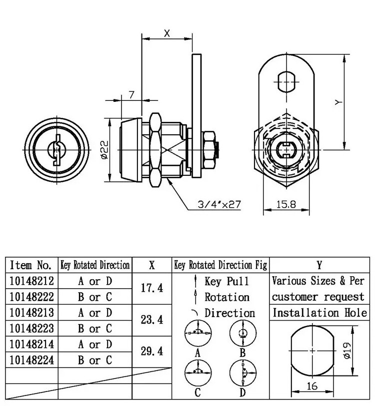 Gashapon machine cylinder lock to protect the safety of machinery and equipment