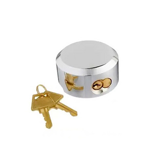 High Security Hasp Trailer Door Hockey Reinforced Hidden Shackle Lock Solid Steel Puck Trailer Padlock