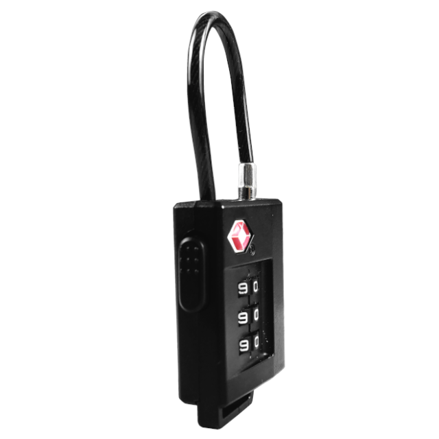 ABS Security Lock 3 digit combo TSA approved for travel gym and school use ensures safety for luggage lockers and bags