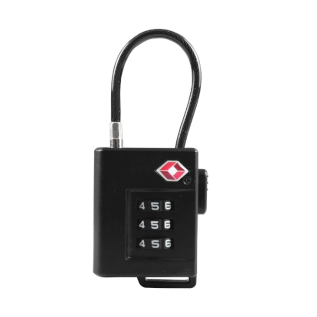 ABS Security Lock 3 digit combo TSA approved for travel gym and school use ensures safety for luggage lockers and bags