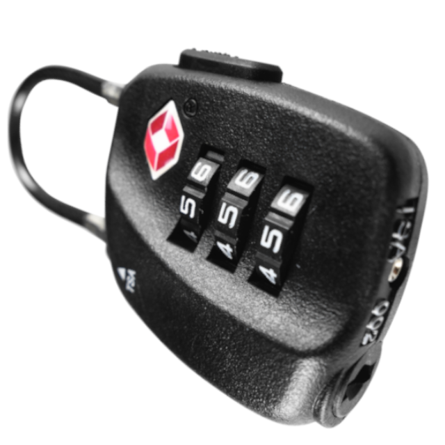 Ensure the safety of your belongings while on the go with a travel-friendly TSA combination lock.