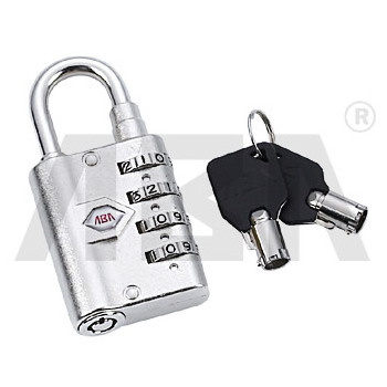 Commercial Grade 4 Digit Combination Padlock with Key - Heavy Duty Lock for Sale