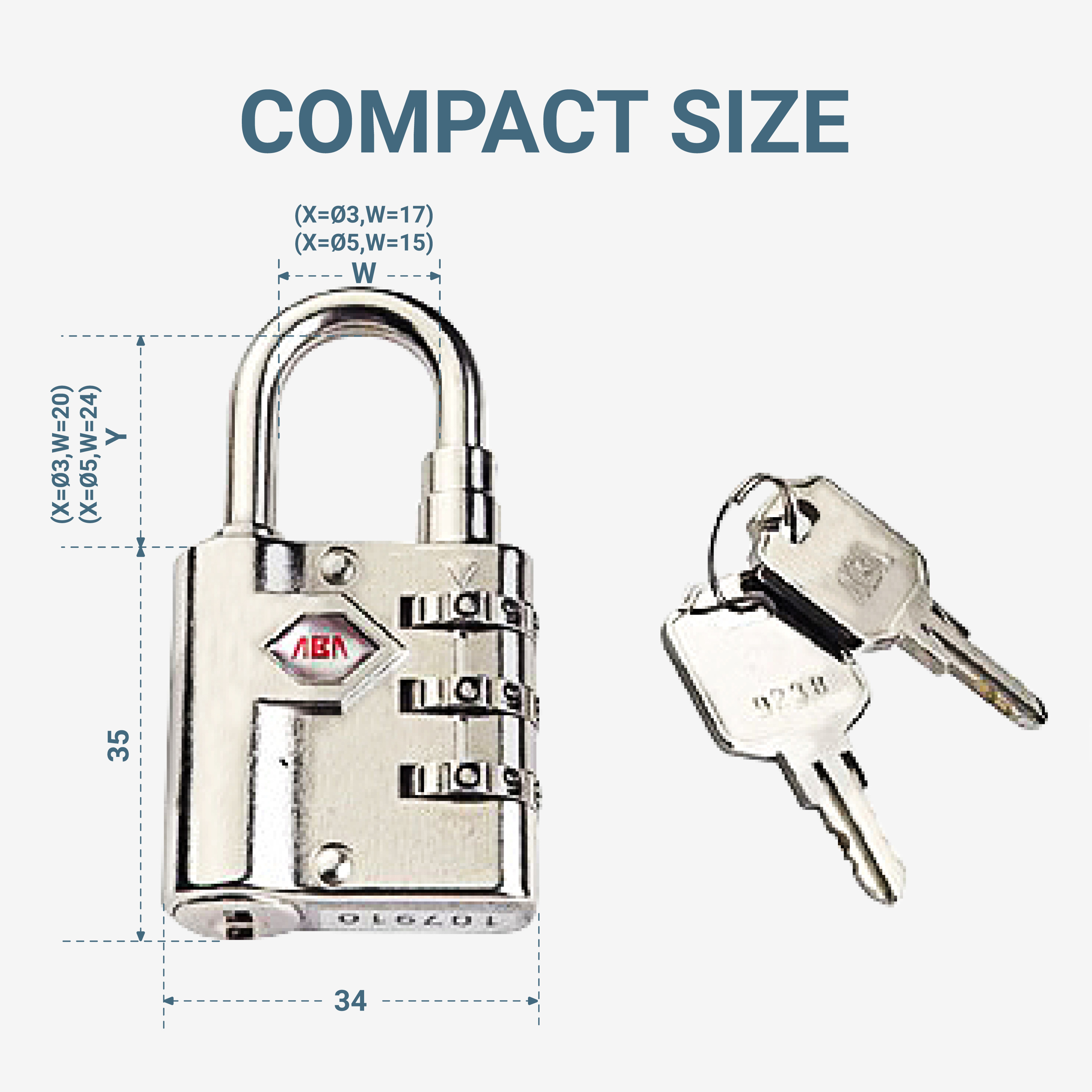 Heavy Duty 4 Digit Top Security Combination Padlock