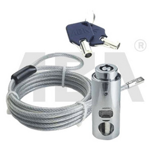 High security zinc alloy steel locker Adjustable bike and luggage cable lock