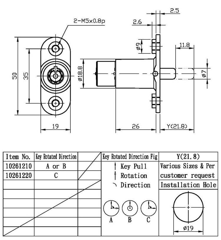 Heavy Duty Steel Trailer Hitch Lock with  Plunger Locks