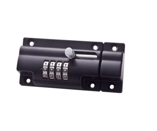 High Quality Zinc Alloy Combo Bolt 4-Dials Combination Sliding Bolt Latch door lock