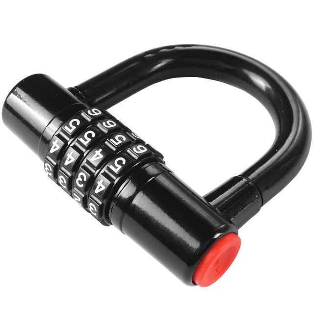 Easy to Operate and Control, This Patented Multi-purpose Padlock Combination Lock Bike Motorcycle Electric Bike