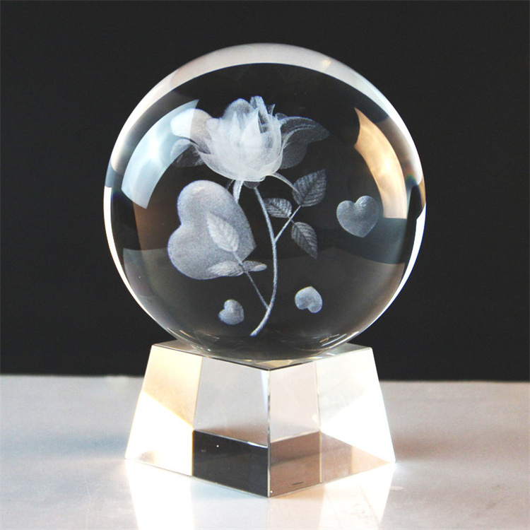 Crystal photo transparent k9 solid glass crystal ball for sale/crystal ball sphere/2D 3D Laser Clear Crystal Ball Paperweight