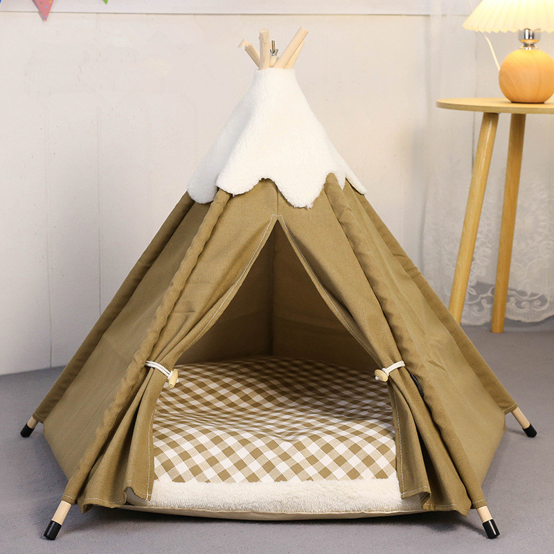 Fashion cat shelter can be dismantled and washed small and medium-sized dog kennel cat folding cat tent