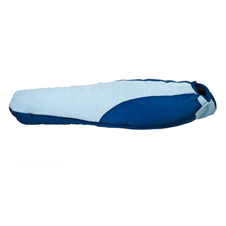 Lightweight popular hot selling fashion blue portable Waterproof Camping Down Mummy Sleeping bag