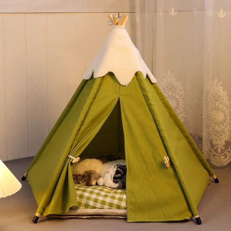 Fashion cat shelter can be dismantled and washed small and medium-sized dog kennel cat folding cat tent