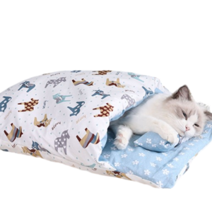 New Design popular Cat Bed Winter  Warm Cat Sleeping Bag Deep Sleep Pet Dog Cats sleeping bag