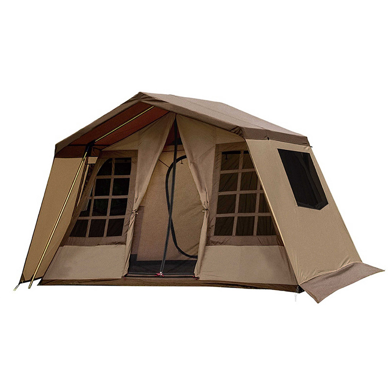 Family Large Camping Tents Big Waterproof Outdoor House Shaped Tents