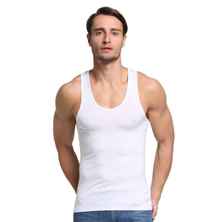 Men tank top white singlet undershirt Plus Size Men's Tank Tops men fitness wear sando wife beater sleeveless workout