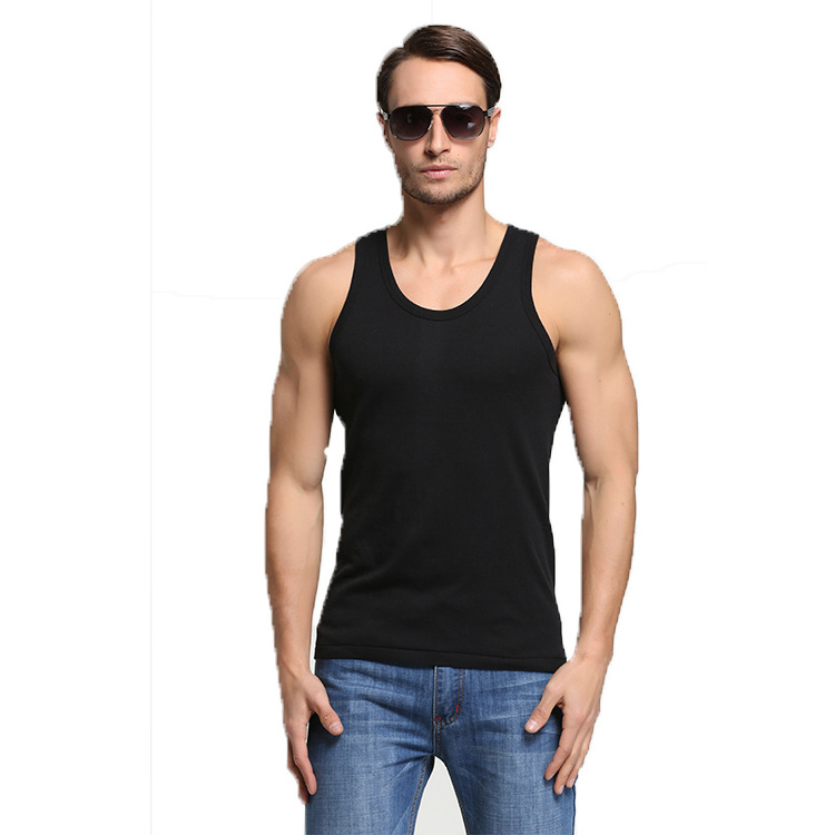 Men tank top white singlet undershirt Plus Size Men's Tank Tops men fitness wear sando wife beater sleeveless workout