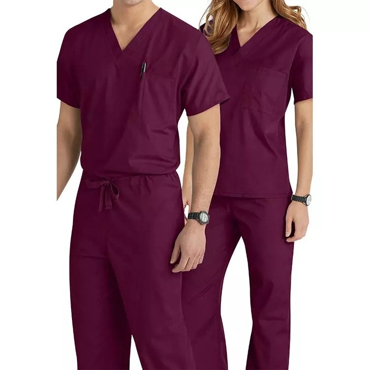 hospital nursing uniform scrub set shorts sleeve medical scrub uniform women and men surgical scrub uniform