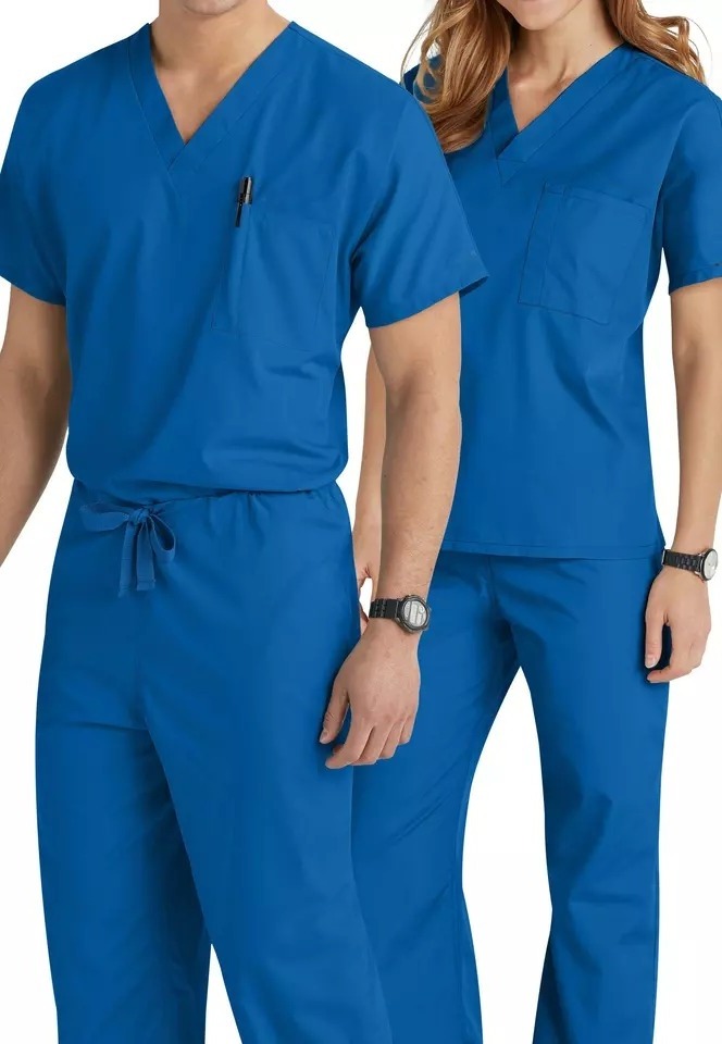 hospital nursing uniform scrub set shorts sleeve medical scrub uniform women and men surgical scrub uniform