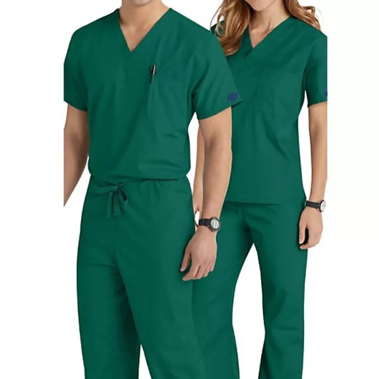 hospital nursing uniform scrub set shorts sleeve medical scrub uniform women and men surgical scrub uniform