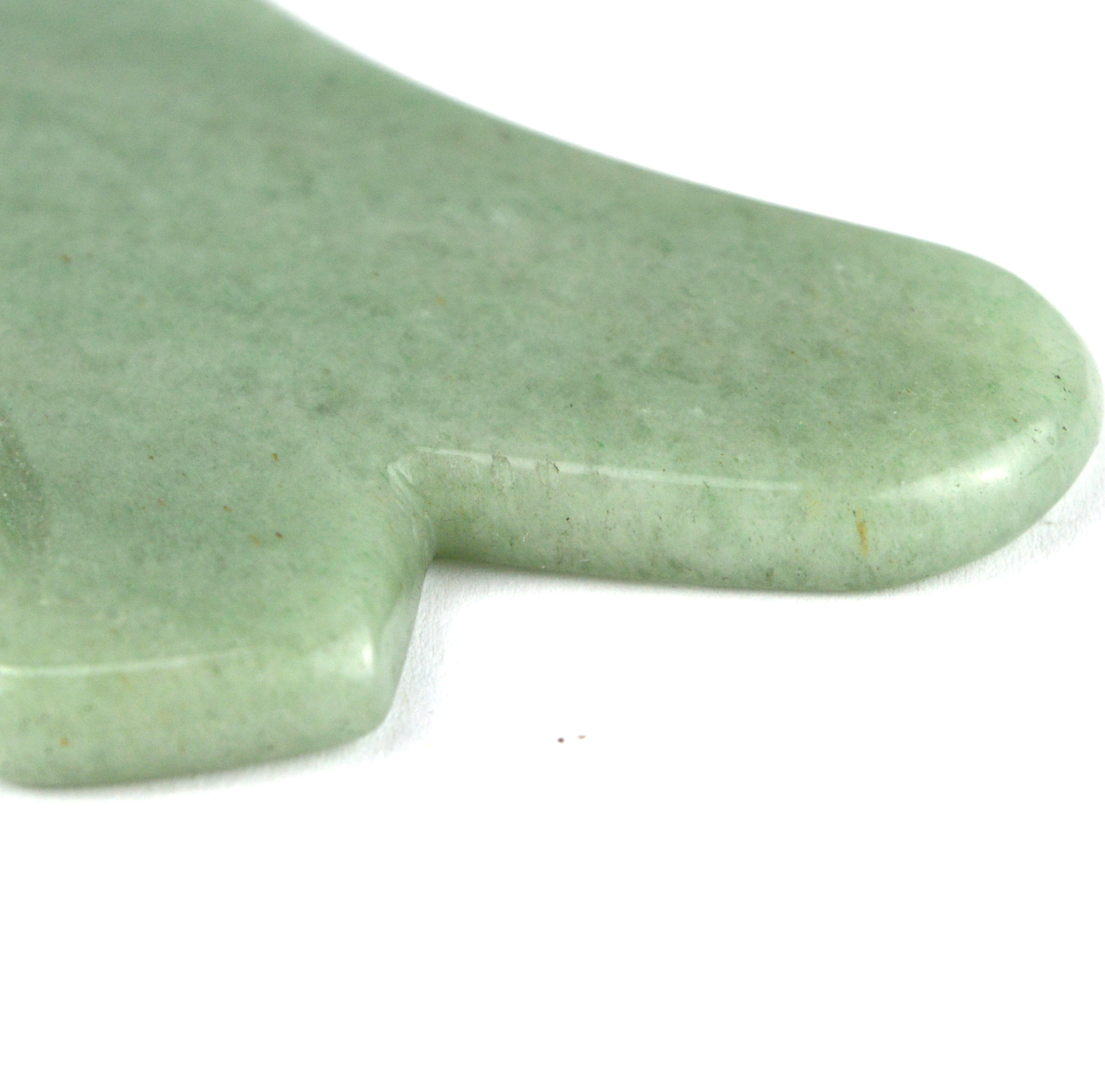 Hot Selling Green Aventurine Custom Guasha Gua Sha Face Tool Green Aventurine Gua Sha for Face Skincare and Lymphatic Drainage