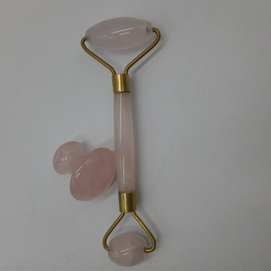 Jade Roller For Face Massager Gua Sha Tool Relaxing Anti-Aging Wrinkle-Fighting Natural Skin Care Jade Stone Roller Set