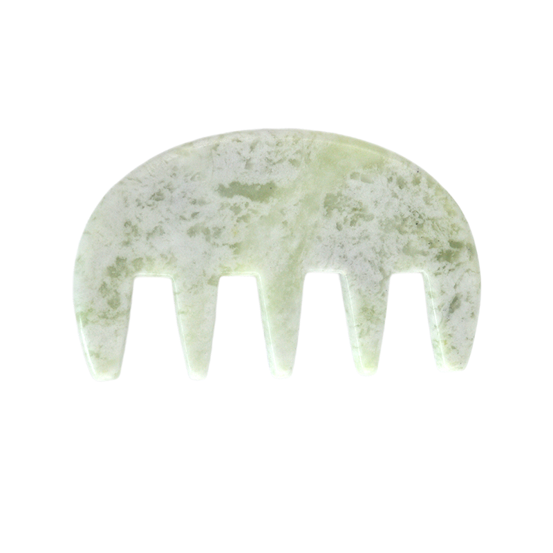 Best Seller 100% Natural Xiuyan Jade Gua Sha Scraping Comb Guasha Stone Facial Body Spa Massage Skin Care Beauty Tool