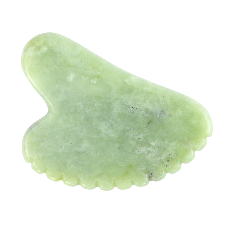 2024 Face Massage Tool Beauty Product Reduce Puffiness Natural Stone Scraping Private Label Xiuyan Jade Green Guasha