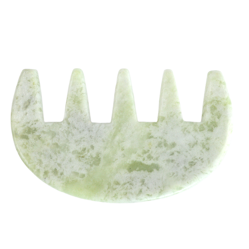 Best Seller 100% Natural Xiuyan Jade Gua Sha Scraping Comb Guasha Stone Facial Body Spa Massage Skin Care Beauty Tool