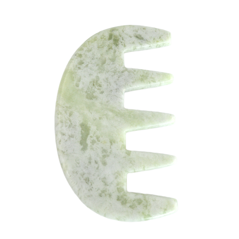 Best Seller 100% Natural Xiuyan Jade Gua Sha Scraping Comb Guasha Stone Facial Body Spa Massage Skin Care Beauty Tool