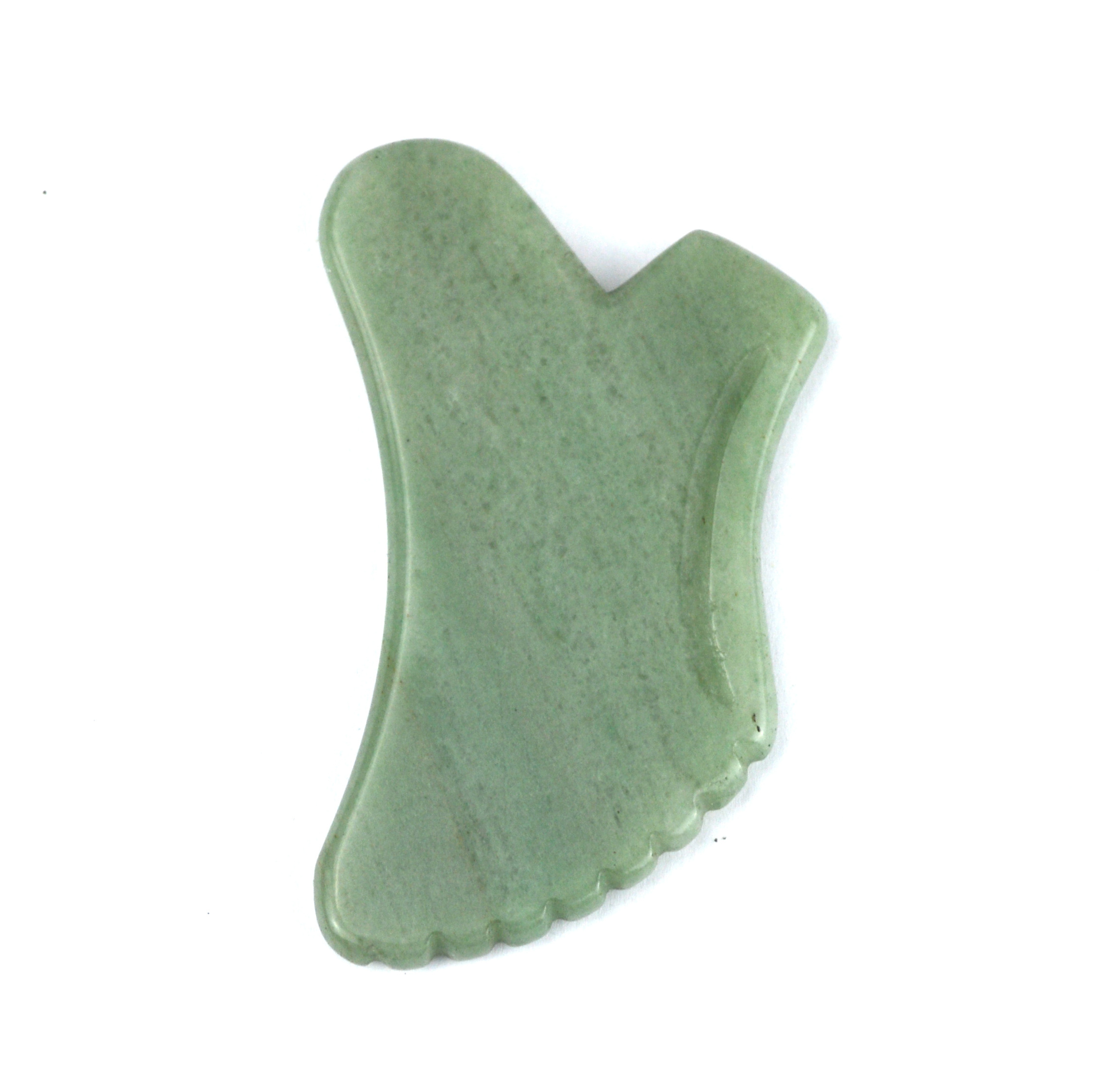 Hot Selling Green Aventurine Custom Guasha Gua Sha Face Tool Green Aventurine Gua Sha for Face Skincare and Lymphatic Drainage