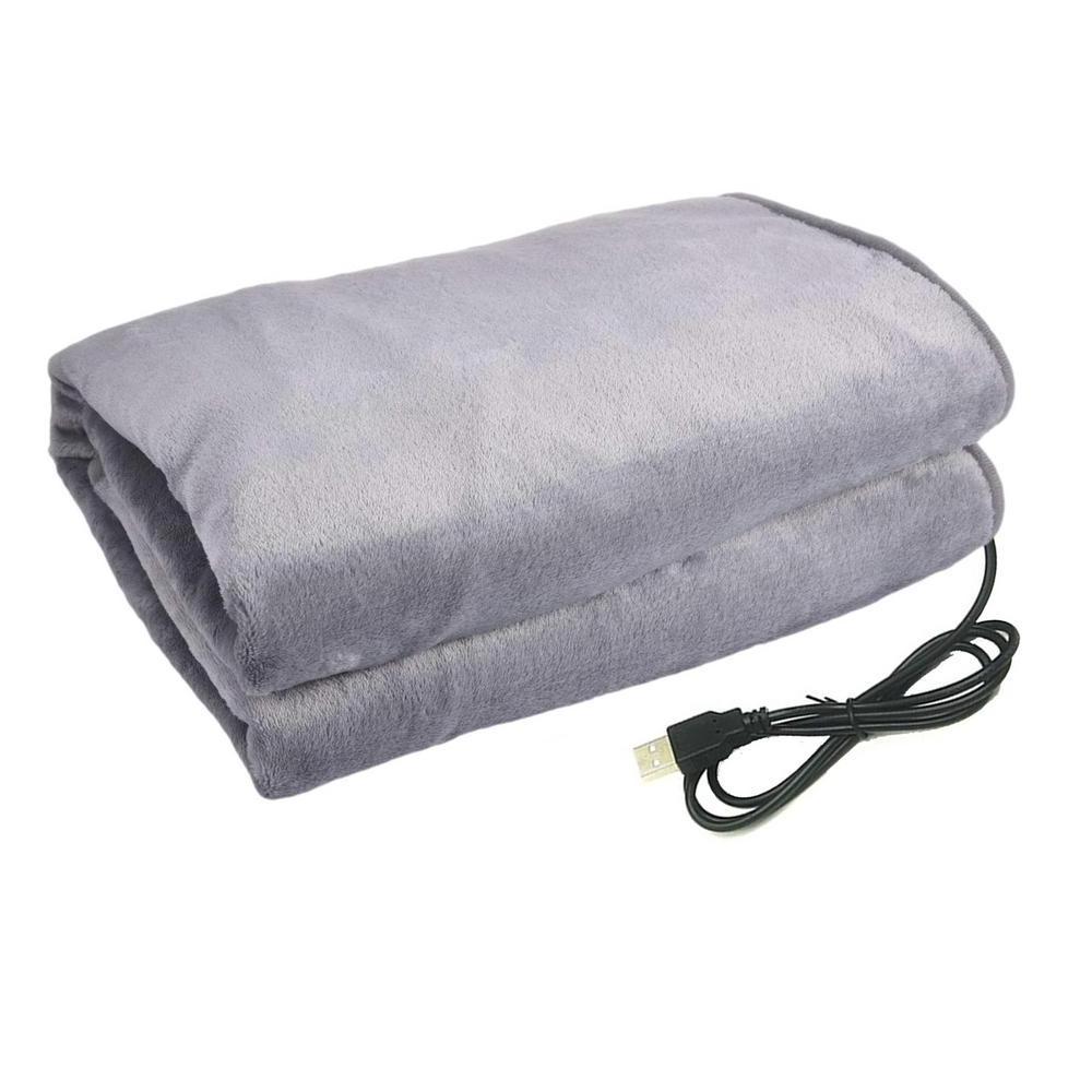 USB Electric Blanket Winter Warm Heating Shawl Washable Electric Mattress Wearable Soft Heating Blanket For Car Office Home