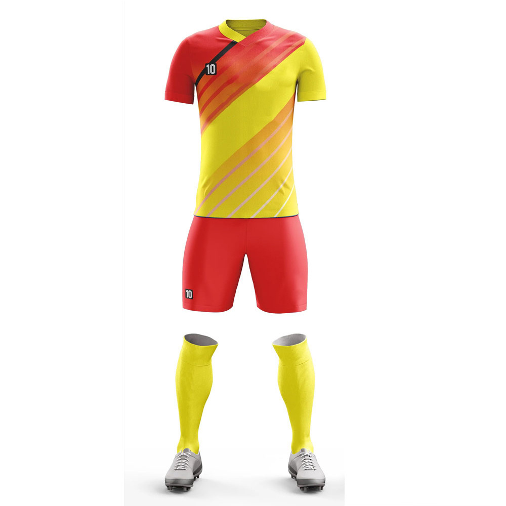 Factory Made Wholesale Premium Quality Soccer Jersey Set Custom Soccer Uniform Sets Football Jersey Kit OEM