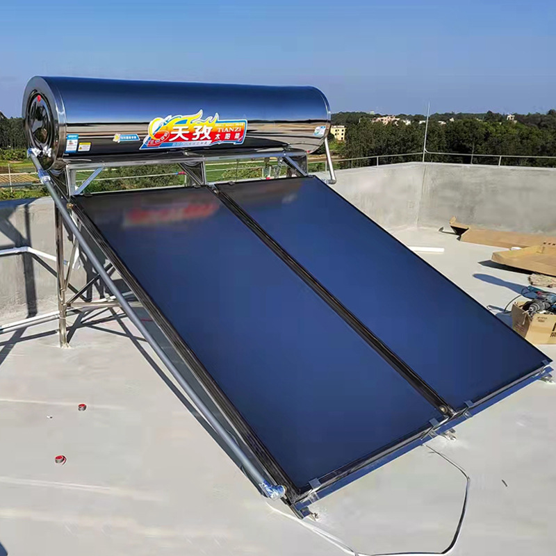 Freestanding Free Spare Parts Solar Water Heater With Electric Backup Solar Instant Water Heater