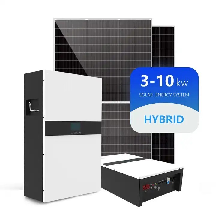 Hybrid Solar System 10kW Residential Off Grid Solar Energy System Home Uninterrupted Power Supply 10kW solar generator