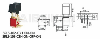 ABILKEEN wireless (ON)-OFF-ON 3 pin 3 ways black spdt 250v toggle switches on-off light for aircraft