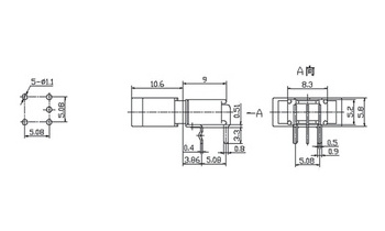 ABILKEEN wireless (ON)-OFF-ON 3 pin 3 ways black spdt 250v toggle switches on-off light for aircraft