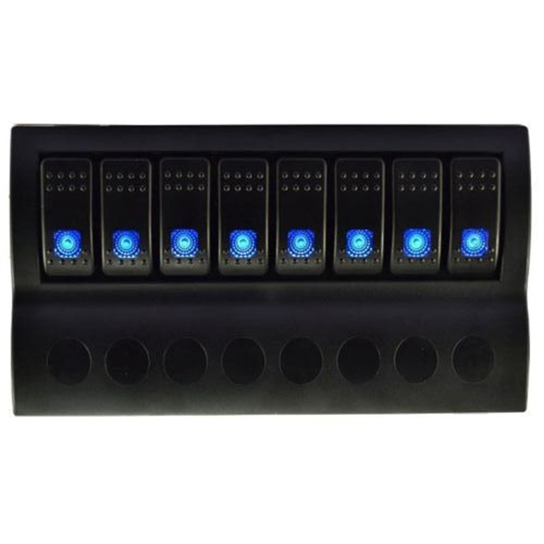 New Arrival Custom Design marine/boat round light led rocker switch panel