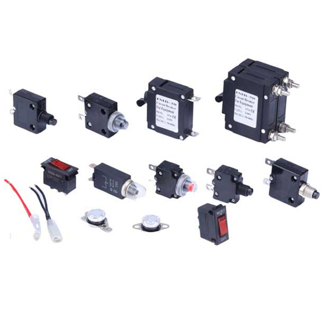 Manual Reset Thermal Plastic Electrical Circuit Breaker Overload Protect Air Compressor Pressure Disconnect Switch