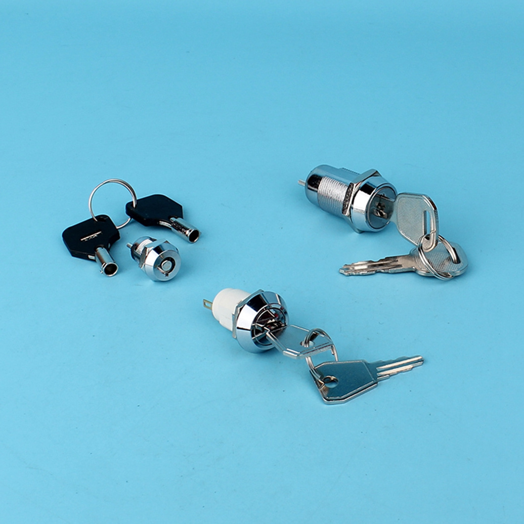 16mm 2 position Good quality screw hook industrial cabinet Electric Key Switch