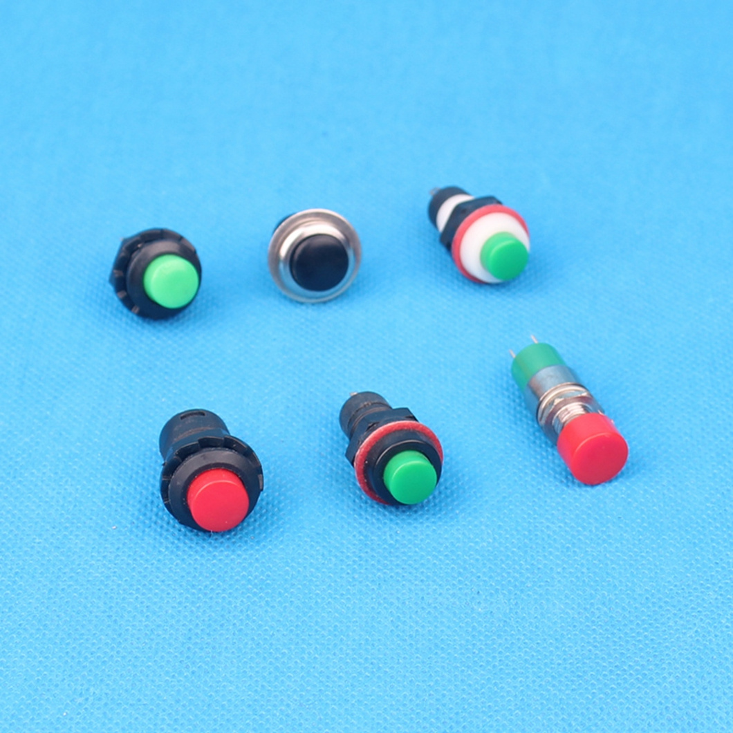 LXW20 New Design ABILKEEN Round Plunger Push Button Type Magnetism Micro Switch with 2 Pin Terminal