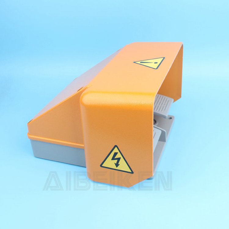 High Quality Double Step Double Pedal Protective Cover Heavy Duty Foot Switch for Bending Machine Shearing Machine