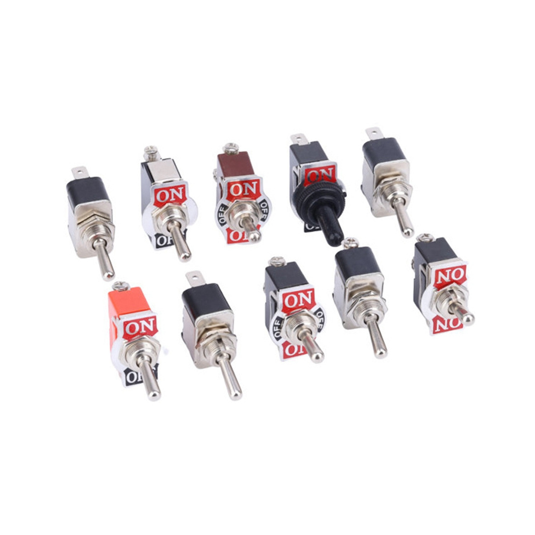 9 pin electronic toggle switch dpdt mini carling toggle switch