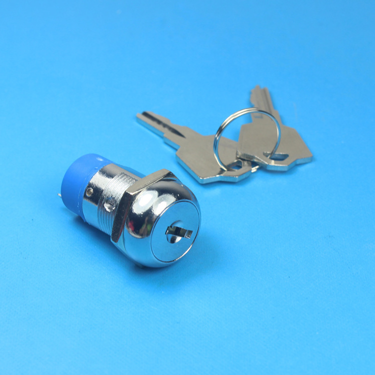 16mm 2 position Good quality screw hook industrial cabinet Electric Key Switch