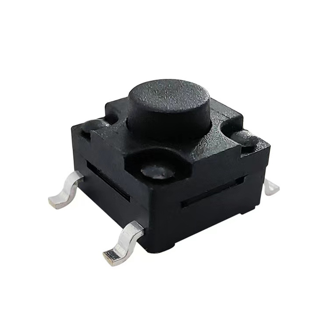 Waterproof Tact switch SMT Black Bottom 3 pins Bracket Push Button Tactile Switches