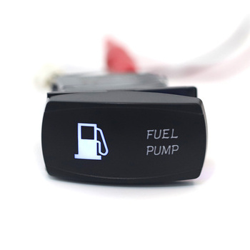 Fuel Pump Car Boat Waterproof 12v Electric ON-OFF LED Switch Marine Switch Panel with Lasered carling marine led rocker switch