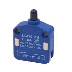 LXW20 New Design ABILKEEN Round Plunger Push Button Type Magnetism Micro Switch with 2 Pin Terminal