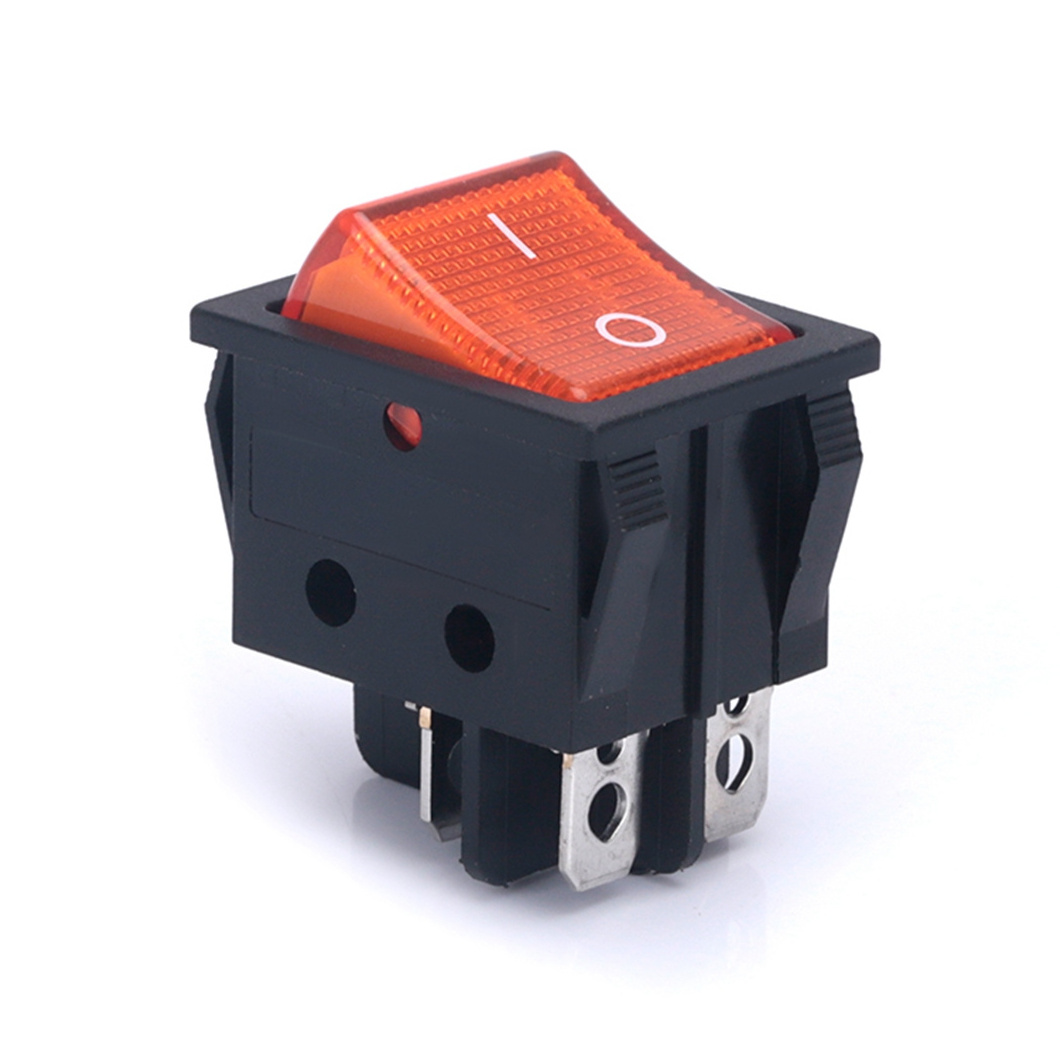 High Quality NO 15a Boat 3 Pins Black Paddle Miniature Rocker Switch Waterproof